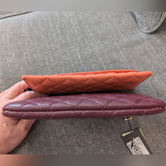 Badgley Mischka Bundle- Quilted wallet and wristlet/clutch, BOTH NWT - Picture 6 of 6